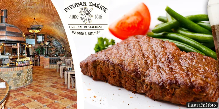 Vydatné steakové menu pro dva jedlíky