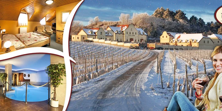 Valentýnský wellness pobyt ve Vinařství U Kapličky