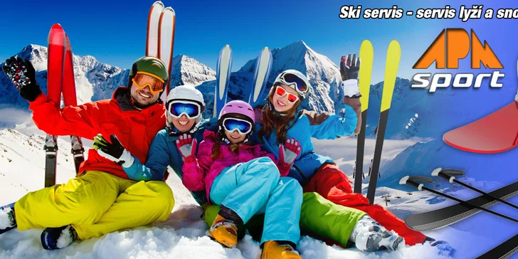 Velký servis lyží a snowboardů v APM Sport
