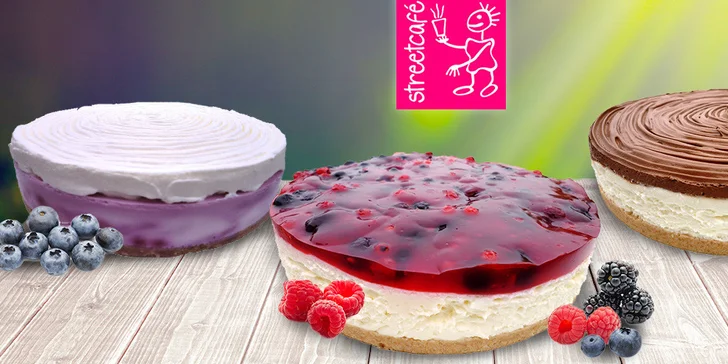 Božské cheesecake dorty ze streetcafé