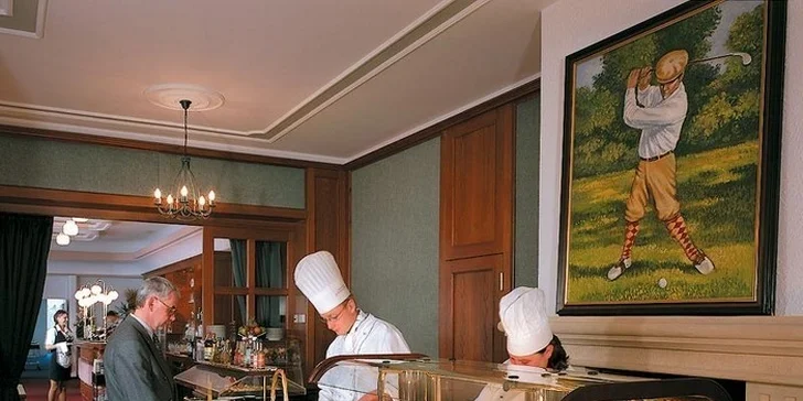 Relax ve 4* hotelu v Mariánských Lázních s polopenzí i procedurami a golfem