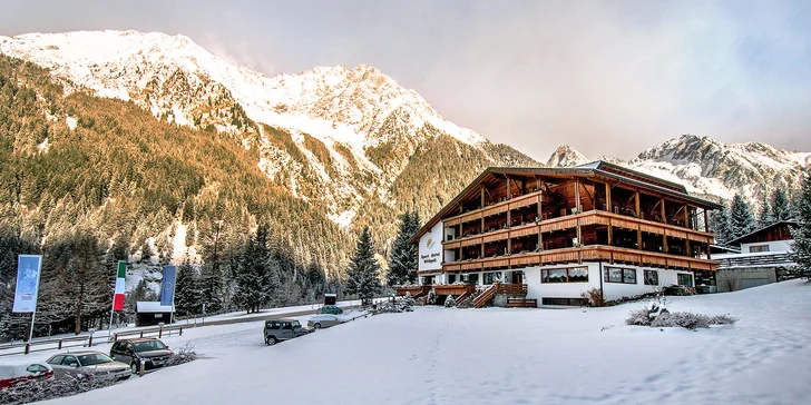 Južné Tirolsko: horský hotel s polpenziou, wellness a kartou hosťa