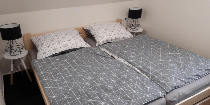 Ubytování vás čeká v hezky vybaveném apartmánu.