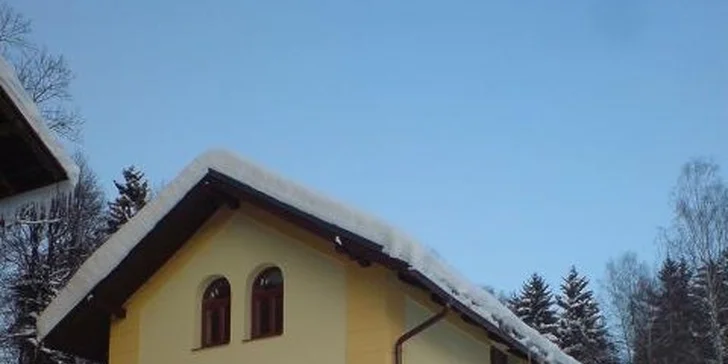 Týdenní rodinný zimní pobyt v Krkonoších