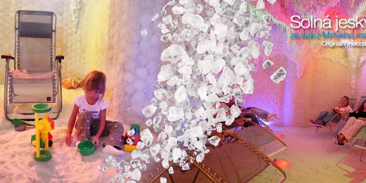 Elixír zdraví z Mrtvého moře v solné jeskyni