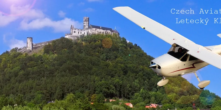 Vyhlídkové lety Cessnou 172 do českého nebe