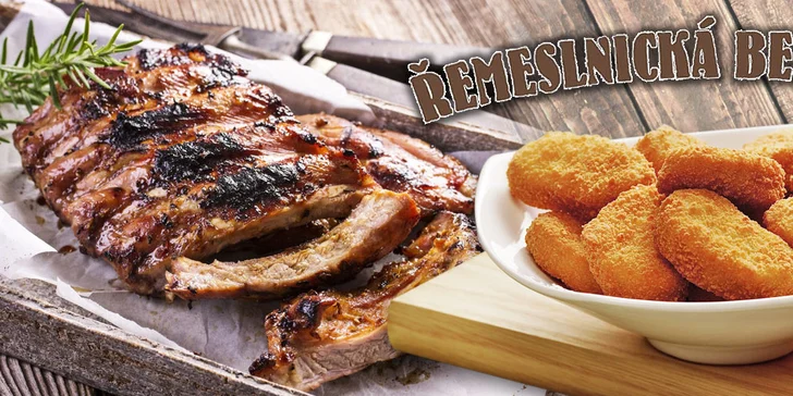 Masová hostina v restauraci Řemeslnická beseda