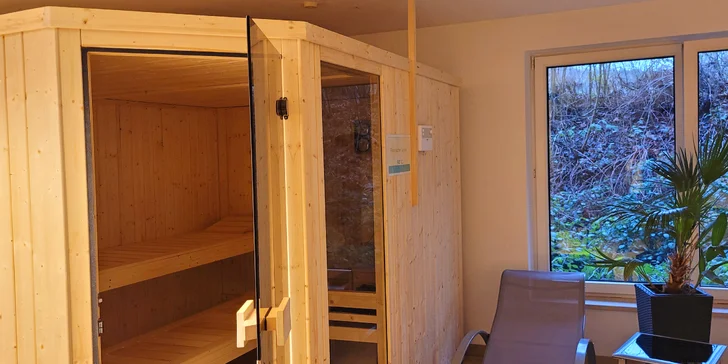 Během pobytu můžete neomezeně relaxovat v saunách.