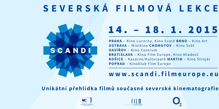 2 vstupenky na festival skandinávských filmů