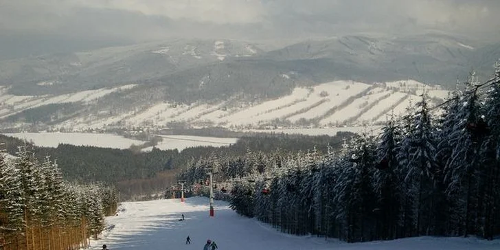 3 nebo 4 dny v Jeseníkách pro dva včetně skipasů