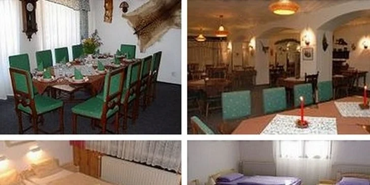 6 denní pobyt pro jednu osobu včetně polopenze na hranicích Krkonoš a Jizerských hor