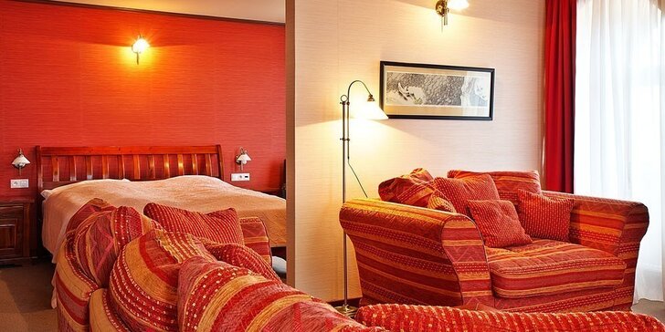 Romantika na víkend pro dva v 4* hotelu Zlatý Lev s luxusním wellness