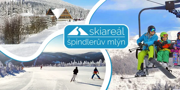 1denní skipass na všední den do skiareálu Špindlerův Mlýn