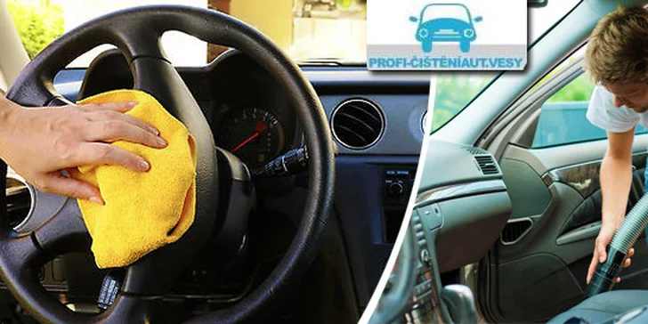 Kompletní vyčištění interiéru automobilu