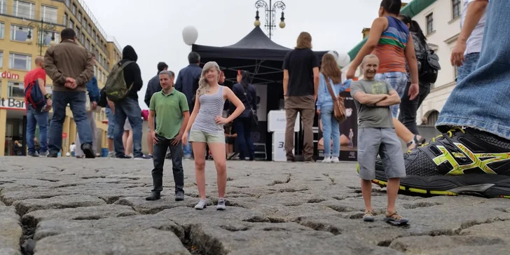 Působivé zachycení okamžiku vaší reálné postavy pomocí 3D Busty