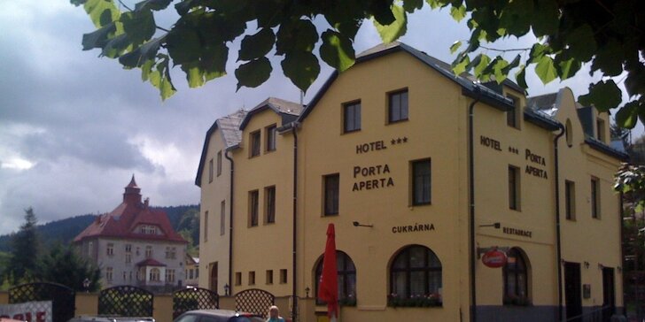 Jaro v hotelu Porta aperta v Jizerských horách