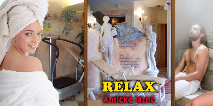 Wellness relax v antickém stylu až pro 4 osoby