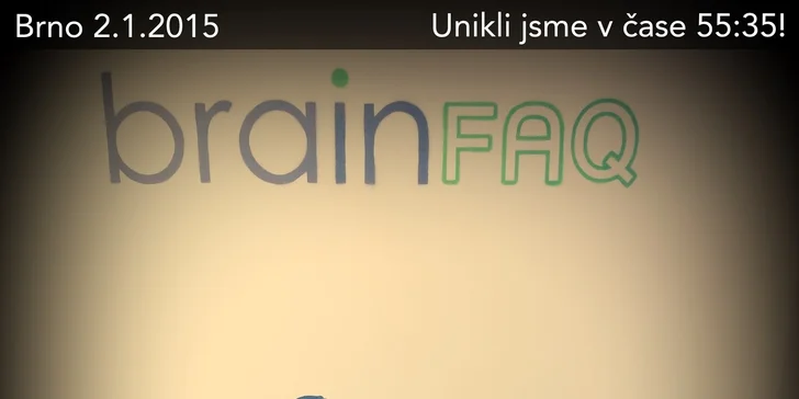 Úniková hra BrainFAQ - přesvědčte Váš mozek, že na to máte