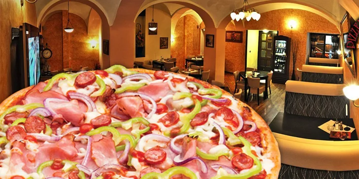 2 křupavé pizzy z pece dle vlastního výběru