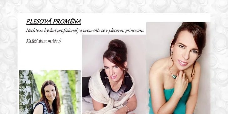 Ukažte svou krásu: Fotoproměna včetně makeupu, účesu a stylingu