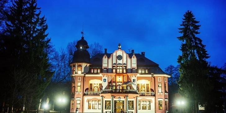 Luxusní pobyt s wellness v Letohrádku sv. Vojtěch