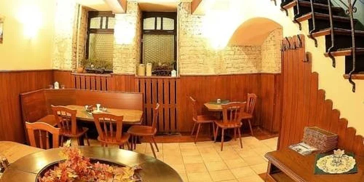 Pstruh nebo hovězí roštěnec pro dva v Penzionu UNO