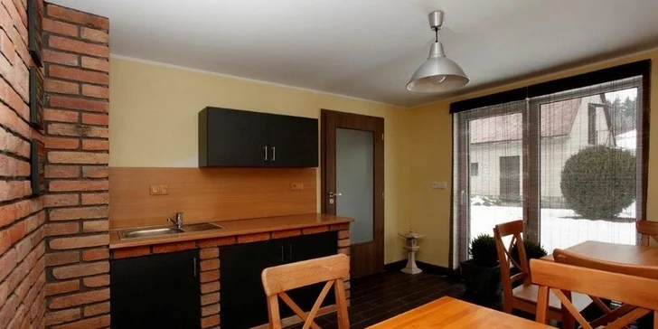 Apartmán nebo celý penzion u Hlinska pro 6 i 12 osob s možností wellness
