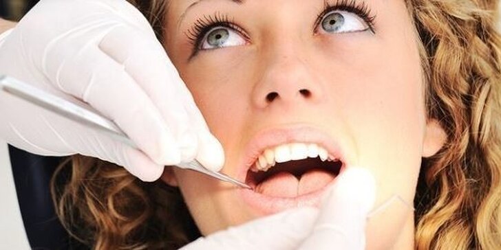 Precizní dentální hygiena s air flow a bělením zubů