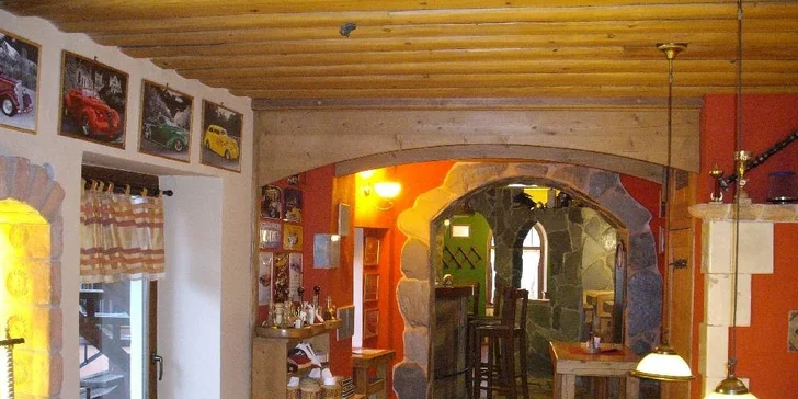Skvělý mix grill ze čtyř druhů masa + velká příloha