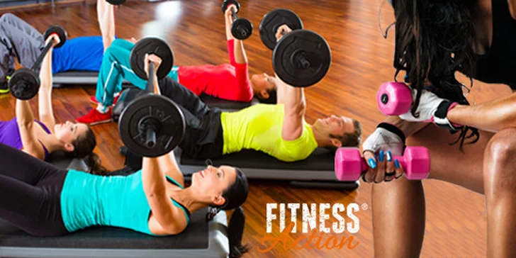 Měsíční vstup do FitnessAction na všechny lekce