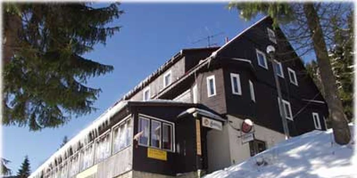 Horský hotel s polopenzí v Krkonoších ve středisku Dolní Mísečky