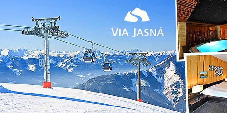 Wellness a lyžování v Jasné pro 2 až 4 osoby