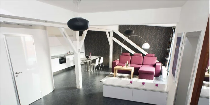 Pobyt v designovém apartmánu v centru Brna