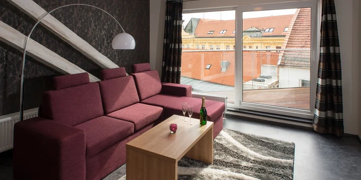 Pobyt v designovém apartmánu v centru Brna
