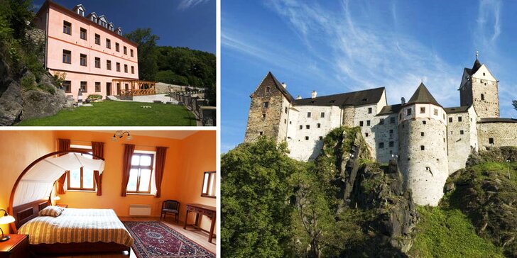 Relax pro dva u hradu Loket - turistika, kola i běžky