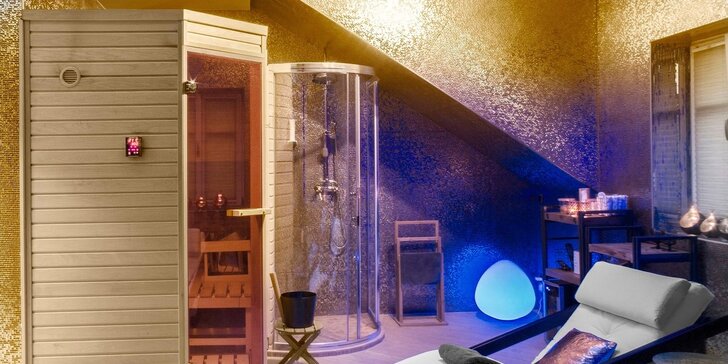 Luxusní privátní wellness s finskou saunou pro dva