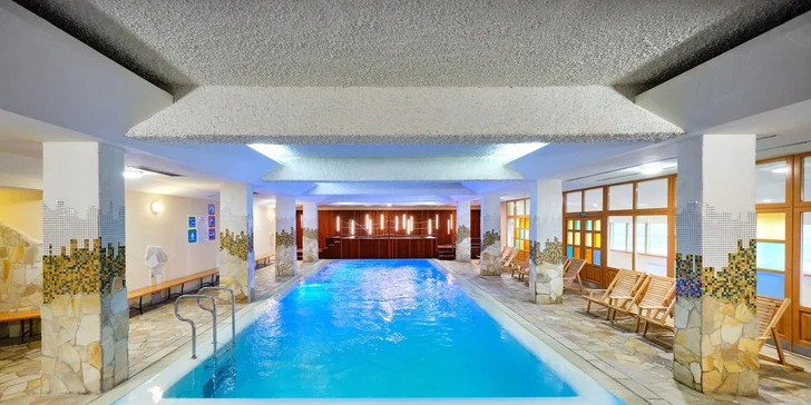 Súčasťou balíčka je vstup do wellness v susednom hoteli.