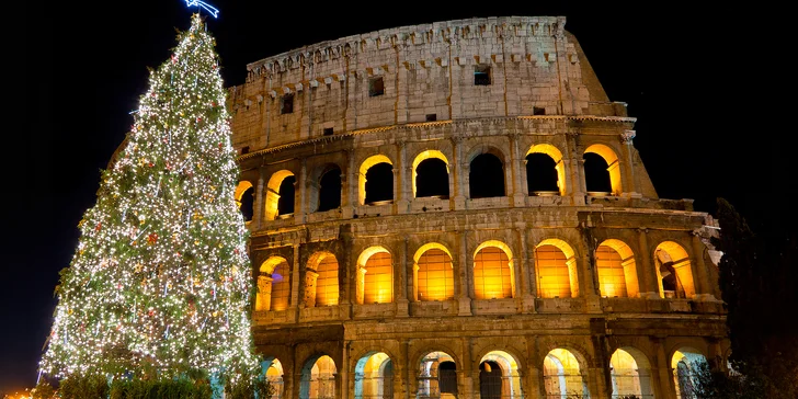 Trhy, kostoly, tiramisu – adventný Rím – odlet z Bratislavy