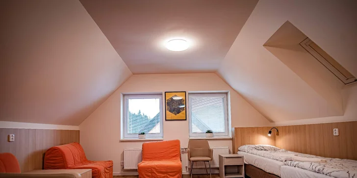 Za příplatek se ubytujete v nově zrekonstruovaném studiu Komfort.