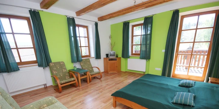 Wellness pobyt na Šumavě s polopenzí pro dva