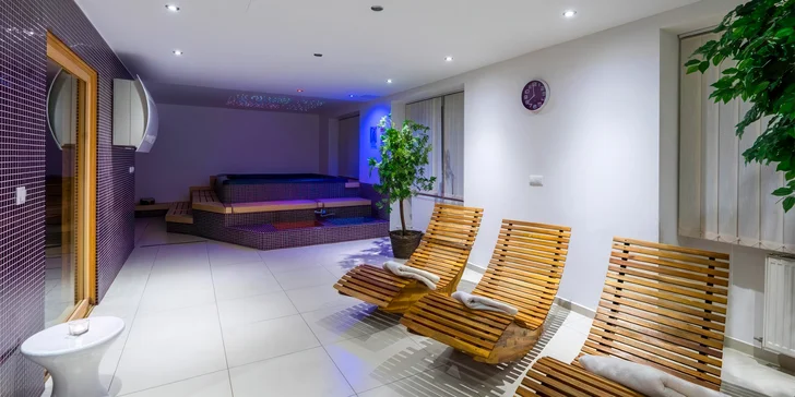 Vybrat si můžete i variantu s wellness.