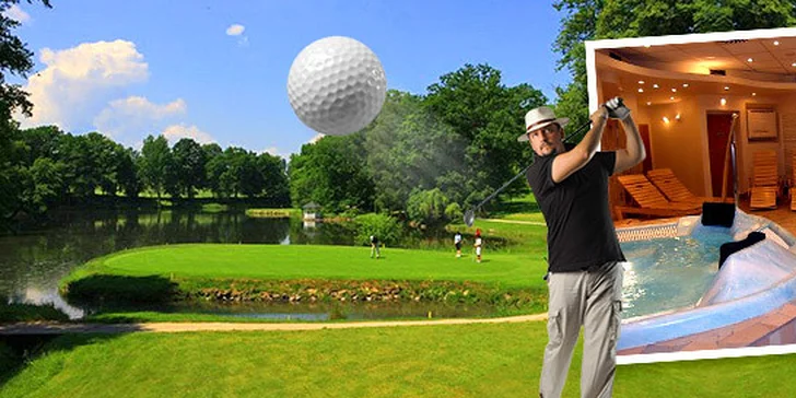 Golfový balíček Štiřín - Green Fee, wellness i jídlo