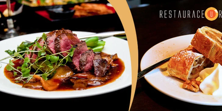 3chodové menu pro dva v restauraci U Radnice