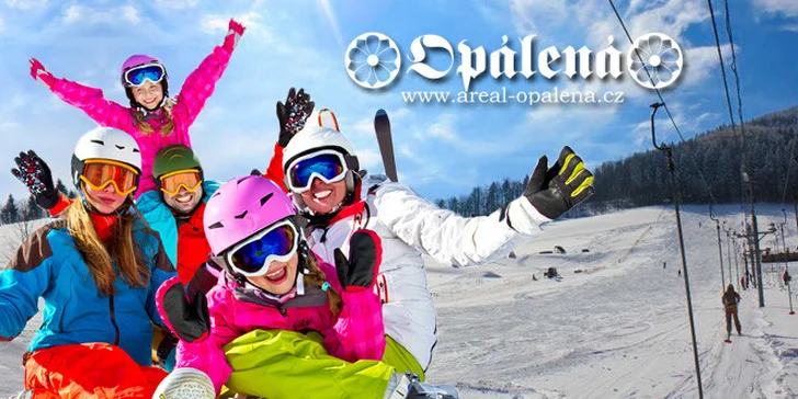 Celodenní skipass do ski areálu Opálená