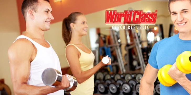 2měsíční permanentka do tří fitness World Class
