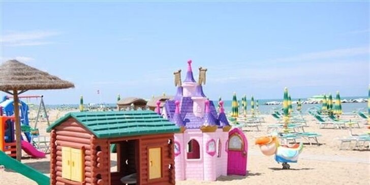 Presto na italskou pláž: 8 dní v Rimini s polopenzí + 1 dítě do 12 let zdarma