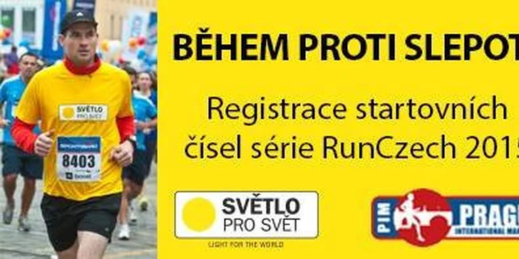 Poslední startovní čísla na pražský Maraton a 1/2 Maraton