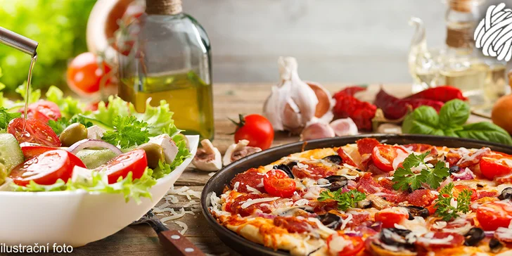 Vyberte si dva hlavní chody v italské restauraci