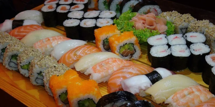 Chutné a čerstvé sushi sety v restauraci Tokyo