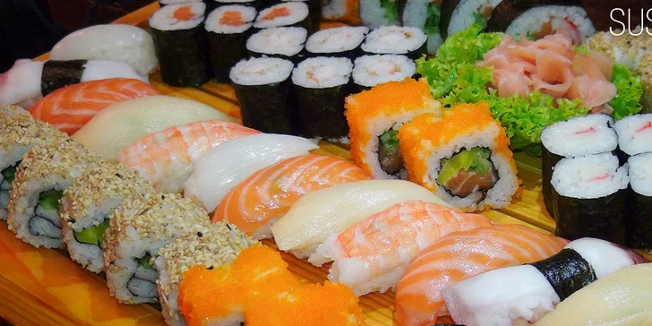 Čerstvá sushi menu v restauraci Tokyo (28-72 ks)